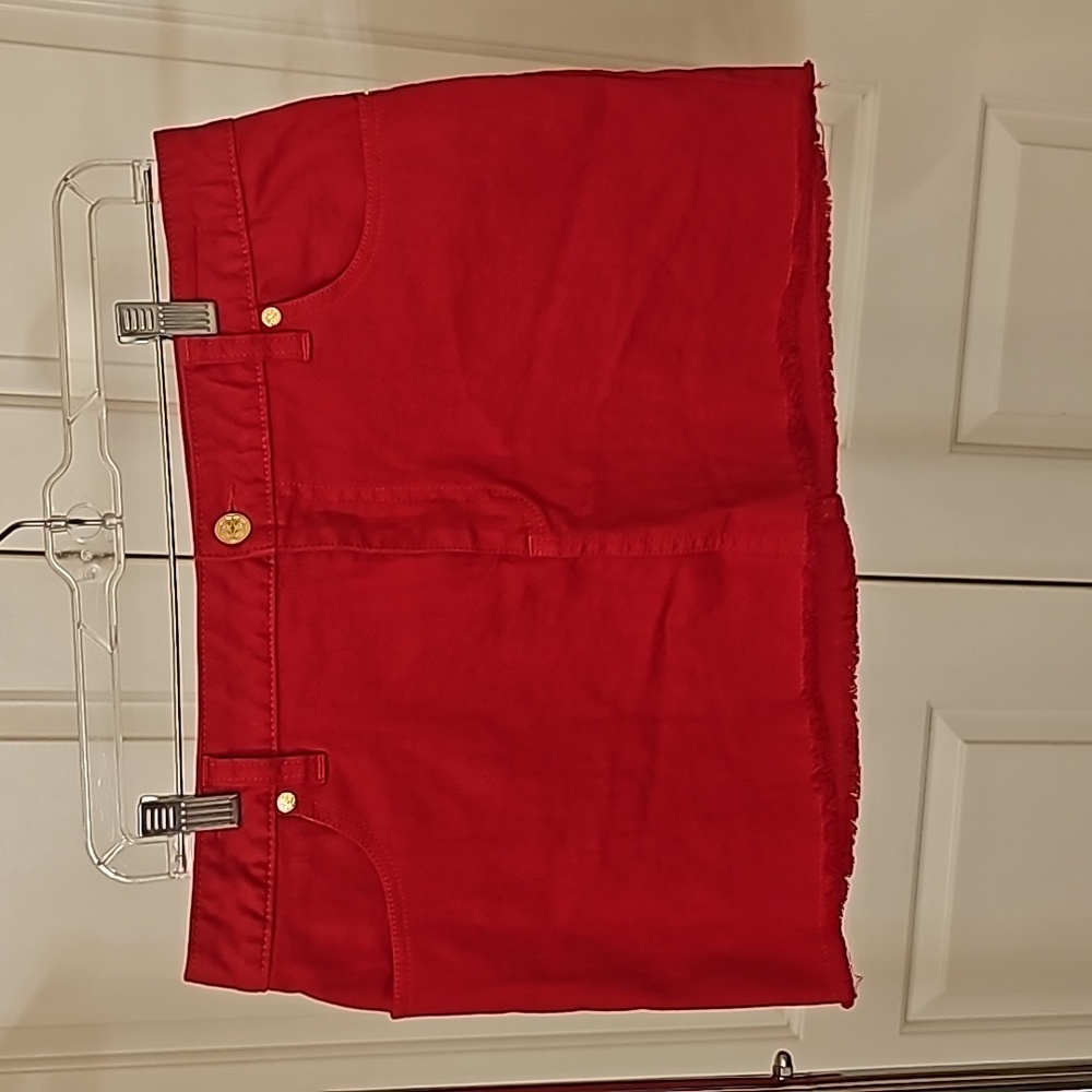 Tory Burch size 30 Red mini skirt